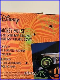 Gemmy Disney 1.5 ft Halloween Mickey Mouse Black Bat Head Inflatable NIB