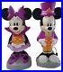 Gemmy Disney Mickey Mouse and Minnie Mouse Halloween Blow Mold Some Damage? A