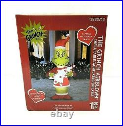 Gemmy Dr Seuss The Grinch LED Airblown Inflatable 6.5 Foot Tall