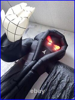 Gemmy Grim Reaper Airblown Inflatable Archway Halloween 9'. Used. Limp Sicle