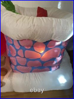 Gemmy Grinch With Max Chimney Animated 6ft Airblown Inflatable Light Up RareREAD