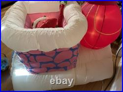 Gemmy Grinch With Max Chimney Animated 6ft Airblown Inflatable Light Up RareREAD