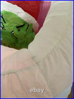 Gemmy Grinch With Max Chimney Animated 6ft Airblown Inflatable Light Up RareREAD