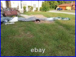 Gemmy Halloween 10' Lighted Animated Cemetery Gateway Scene 2008 Parts Estate