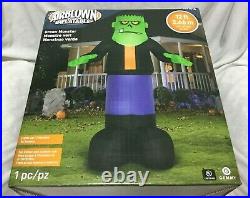 Gemmy Halloween 12 Ft. Giant Green Monster Inflatable Lights Up