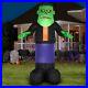 Gemmy Halloween 12 ft Airblown Inflatable Green Monster