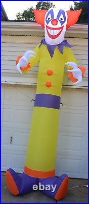 Gemmy Halloween Airblown Inflatable 12ft Kaleidoscope Creepy Circus Clown LED