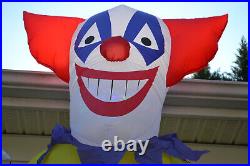 Gemmy Halloween Airblown Inflatable 12ft Kaleidoscope Creepy Circus Clown LED