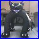 Gemmy Halloween Airblown Inflatable Black Cat Over 9 ft Tall withLights