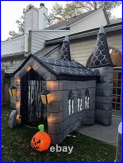 Gemmy Halloween Airblown Inflatable Haunted House Tunnel NEW RARE / READ DESCRPN