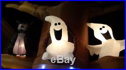 Gemmy Halloween Airblown Inflatable Light-Show Sync Musical Tree Blow Up Yard