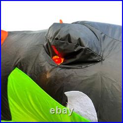 Gemmy Halloween Dragon Airblown Inflatable 13' W 11.5' H Black Purple Gold Green