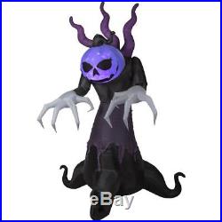 Gemmy Halloween Grim Reaper Creeper LED Lighted Airblown Inflatable 9.5' Tall