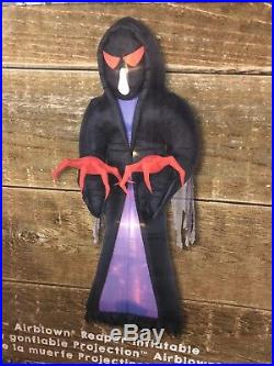 Gemmy Halloween Grim Reaper LED Lighted Airblown Inflatable New 16' Tall Project