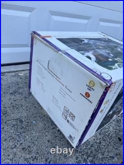 Gemmy Halloween Inflatable 10' Lighted Cemetery Gateway Scene 2008 NEEDS REPAIR