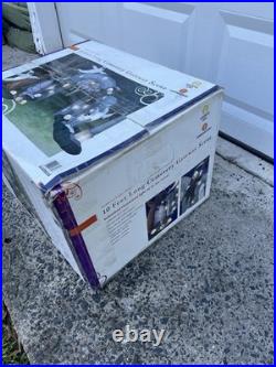 Gemmy Halloween Inflatable 10' Lighted Cemetery Gateway Scene 2008 NEEDS REPAIR