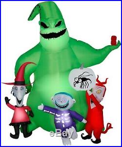 Gemmy Halloween Inflatable 7' Oogie Boogie Nightmare Before Christmas Scene