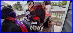 Gemmy Halloween Inflatable Carriage Hearse 12ft Vintage Animated FREE SHIPPING