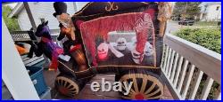 Gemmy Halloween Inflatable Carriage Hearse 12ft Vintage Animated FREE SHIPPING
