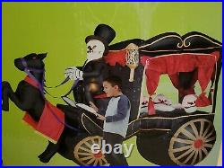 Gemmy Halloween Inflatable Horse Carriage Skeleton Lightup Hearse 8 NEW IN BOX