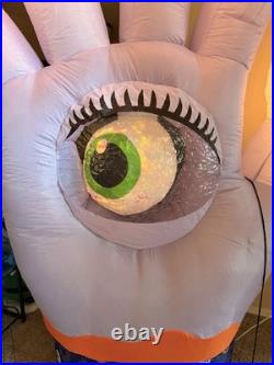 Gemmy Halloween Mystic Hand Inflatable Purple