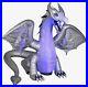 Gemmy Haunted Living LED Lighted Dragon 8.3 Feet Airblown Inflatable NIB
