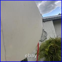 Gemmy Holiday Living 11.5ft Santa In Hot Air Ballon Snowman Lighted Read