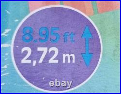 Gemmy Holiday Living Lighted Animatronic Dragon Inflatable Airblown 9ft Tall