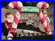 Gemmy Home Accents 9.5 ft wide Merry Christmas candy cane archway