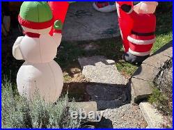 Gemmy Home Accents 9.5 ft wide Merry Christmas candy cane archway