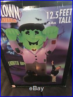 Gemmy Huge 12.5 Halloween Frankenstein Inflatable EUC