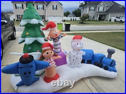 Gemmy Inflatable 9 1/2' Rudolph The Red Nosed Reindeer Island of Misfit Toys