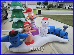 Gemmy Inflatable 9 1/2' Rudolph The Red Nosed Reindeer Island of Misfit Toys