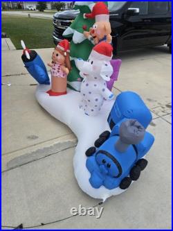 Gemmy Inflatable 9 1/2' Rudolph The Red Nosed Reindeer Island of Misfit Toys