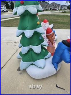 Gemmy Inflatable 9 1/2' Rudolph The Red Nosed Reindeer Island of Misfit Toys