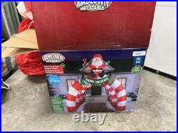 Gemmy Inflatable Colossal Candy Cane Archway Tunnel