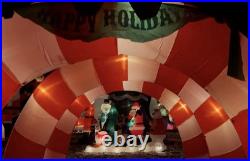 Gemmy Inflatable Colossal Candy Cane Archway Tunnel