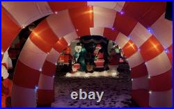 Gemmy Inflatable Colossal Candy Cane Archway Tunnel