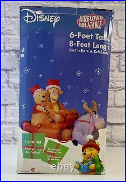 Gemmy Inflatable Disney Winnie The Pooh 6 Feet Tall 8 Feet Long Christmas 2004