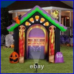 Gemmy Inflatable Halloween Archway Living Projection Projector Haunted House NEW