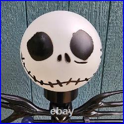 Gemmy Nightmare Before Christmas 5ft Fire & Ice JACK Halloween LED Lamp Post