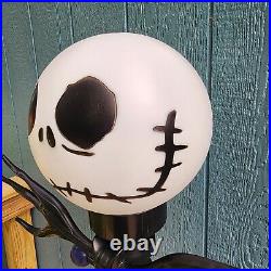 Gemmy Nightmare Before Christmas 5ft Fire & Ice JACK Halloween LED Lamp Post