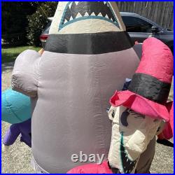 Gemmy Nightmare Before Christmas Mayor Lock Shock Barrel Lighted Inflatable 7ft