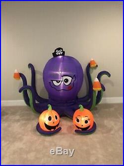 Gemmy Prototype Halloween Airblown Inflatable Animated Pirate Octopus Blow Up