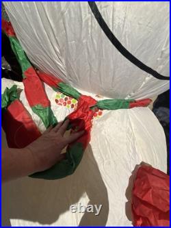 Gemmy Snowman Inflatable 12.5 Ft 2005 Christmas Lights Up! Blow Up Inflatable