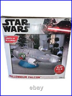 Gemmy Star Wars Millennium Falcon 9ft Christmas Inflatable Disney