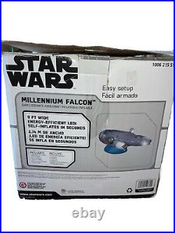 Gemmy Star Wars Millennium Falcon 9ft Christmas Inflatable Disney