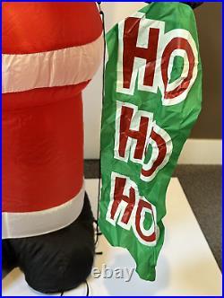 Gemmy The Simpsons Santa Homer 4 ft Tall Airblown Lit Inflatable Ho Ho Ho + Box