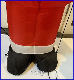 Gemmy The Simpsons Santa Homer 4 ft Tall Airblown Lit Inflatable Ho Ho Ho + Box