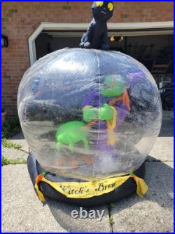 Gemmy Witches Brew Whirlwind Globe Airblown Inflatable, 6 Feet Tall